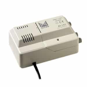 Amplificador Alcad para TV Interior de 25dB Bandas VHF y UHF Amplificador Alcad para TV Interior de 25dB Bandas VHF y UHF