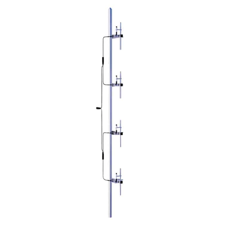 Antena omnidireccional de comunicación de 4 dipolos