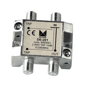 Derivador Alcad 2, 4, 6 y 8 salidas de 5 a 2000MHz con conectores F Derivador Alcad 2, 4, 6 y 8 salidas de 5 a 2000MHz con conectores F