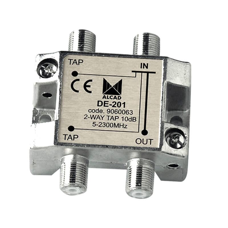 Derivador Alcad 2, 4, 6 y 8 salidas de 5 a 2000MHz con conectores F