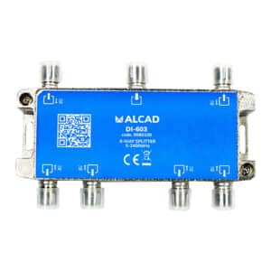 Repartidor Alcad de 2, 3, 4, 6 y 8 salidas de 5 a 2400MHz con conectores F