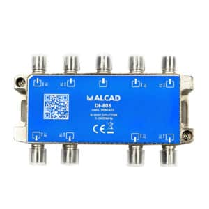 Repartidor Alcad de 2, 3, 4, 6 y 8 salidas de 5 a 2400MHz con conectores F