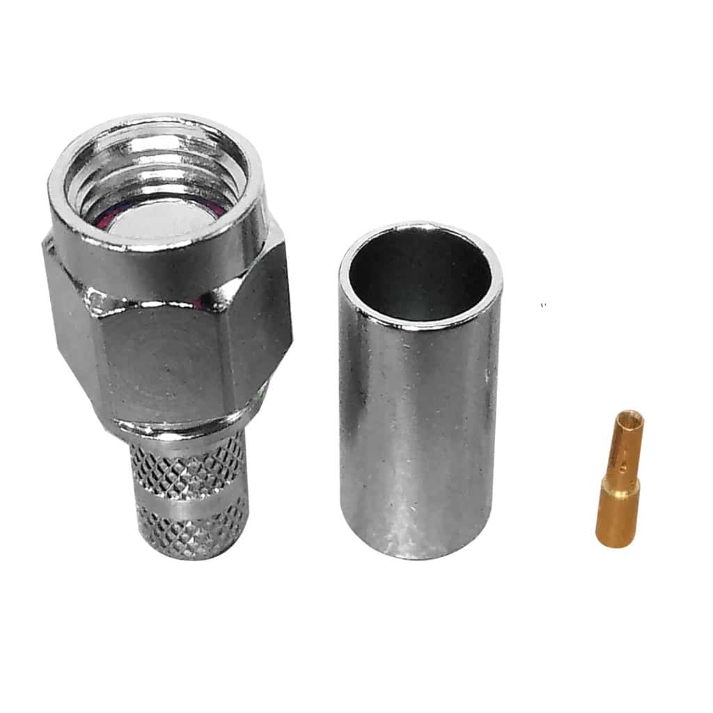 Conector coaxial SMA Macho con Polaridad Inversa